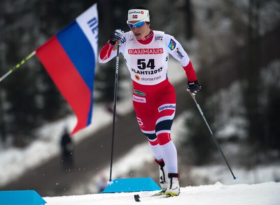 Cross country skiing. World Championships. Women's individual race