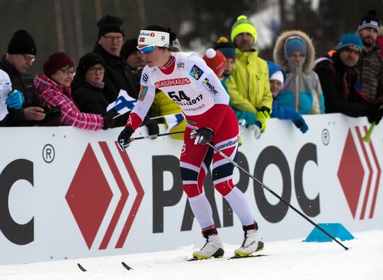 Cross country skiing. World Championships. Women's individual race