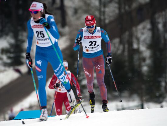 Cross country skiing. World Championships. Women's individual race