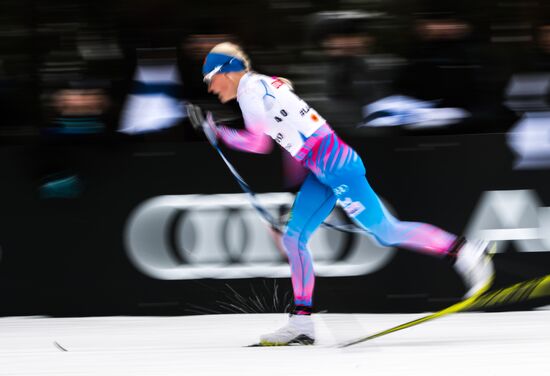 Cross country skiing. World Championships. Women's individual race