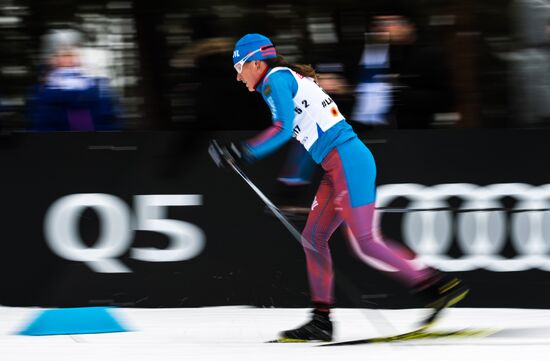 Cross country skiing. World Championships. Women's individual race