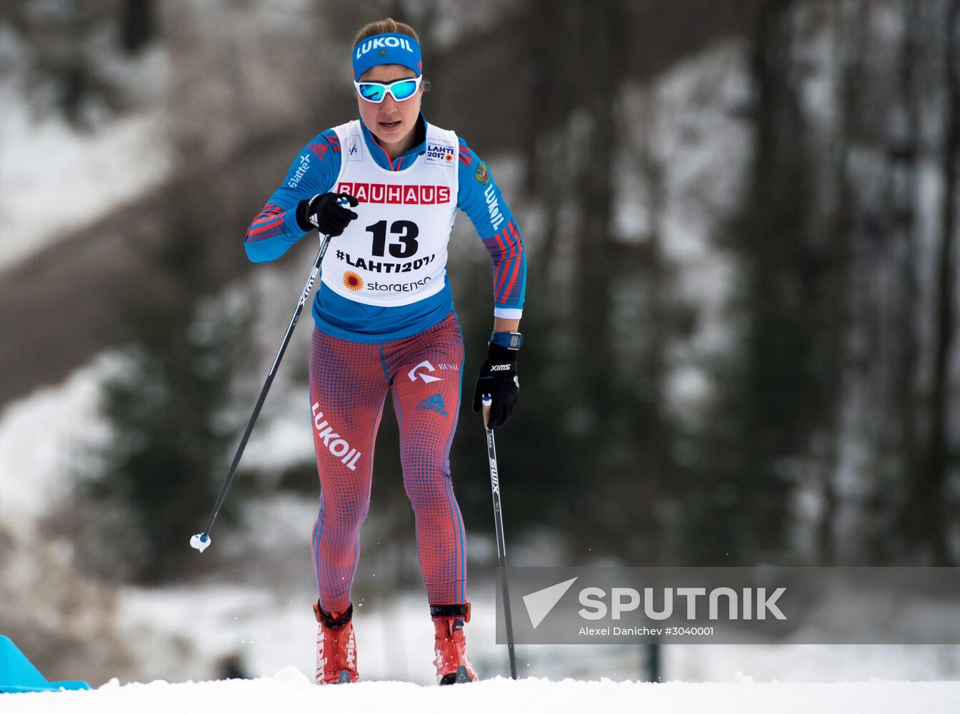 Cross country skiing. World Championships. Women's individual race