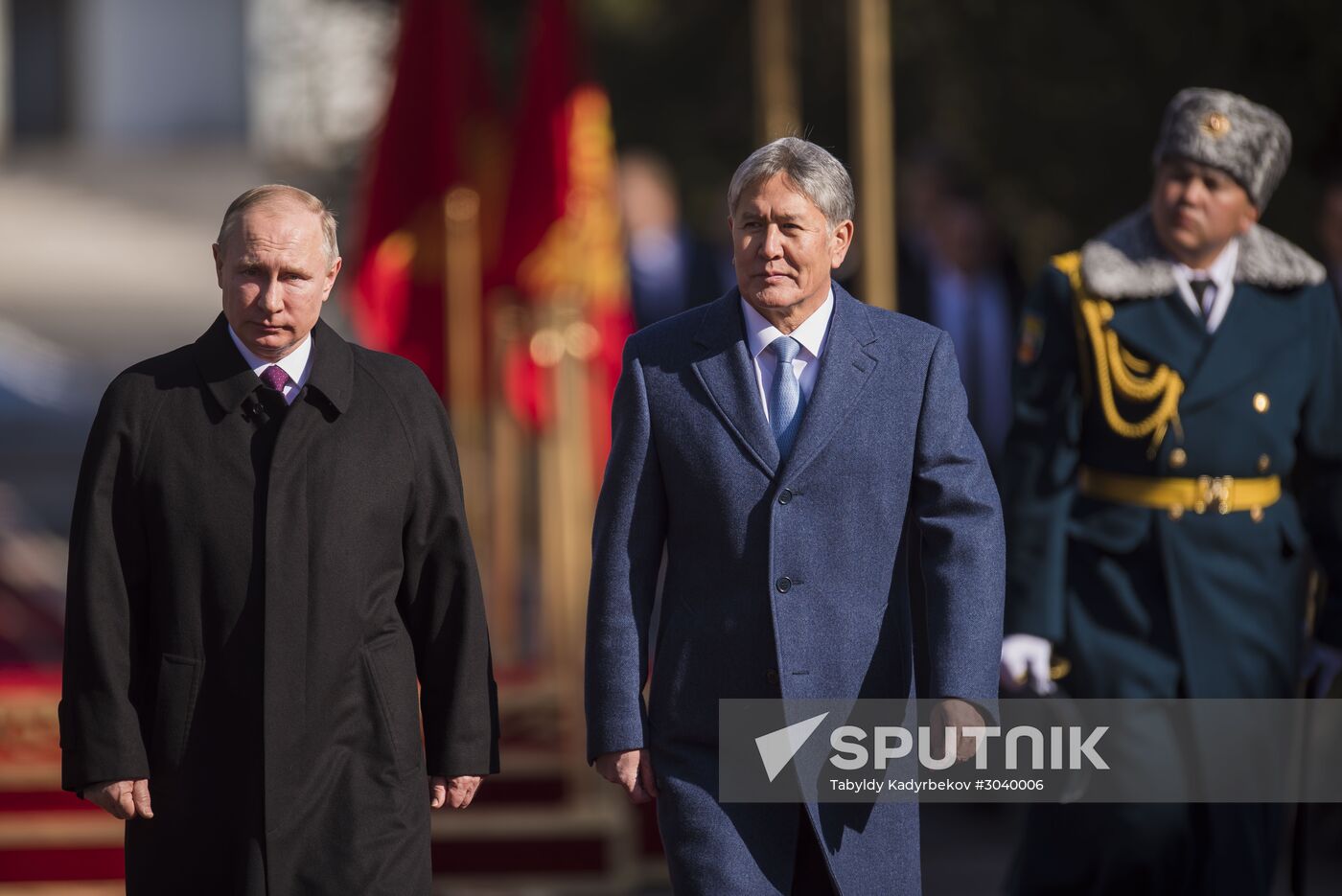 Vladimir Putin pays official visit to Kyrgyzstan