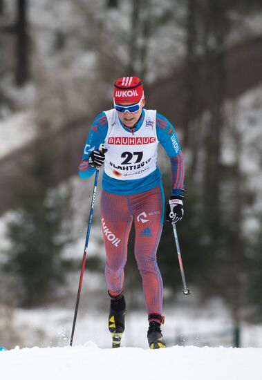 Cross country skiing. World Championships. Women's individual race