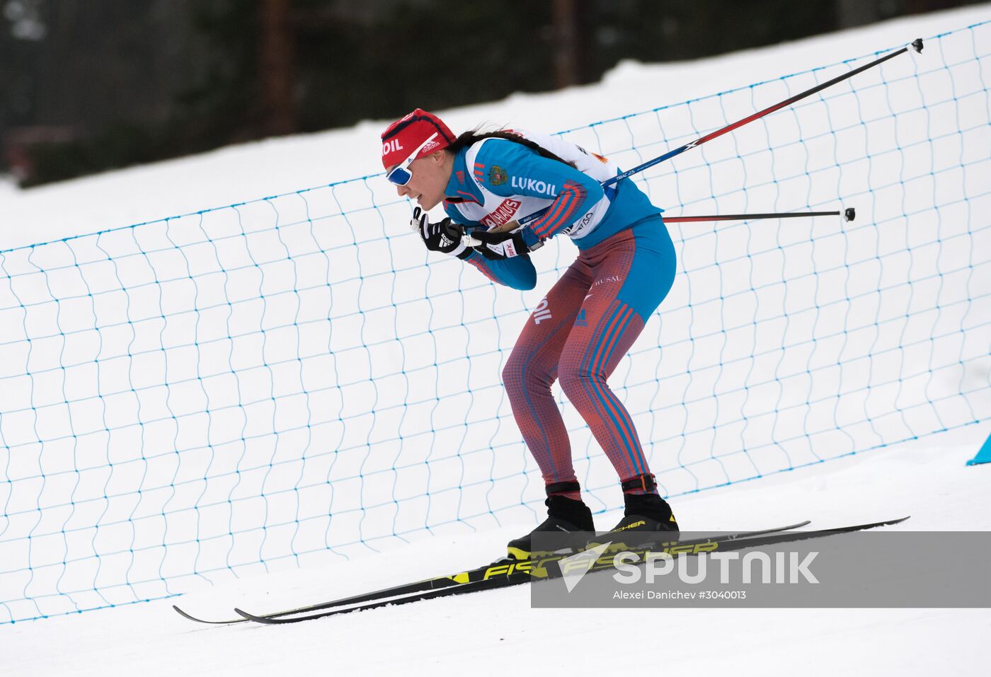 Cross country skiing. World Championships. Women's individual race