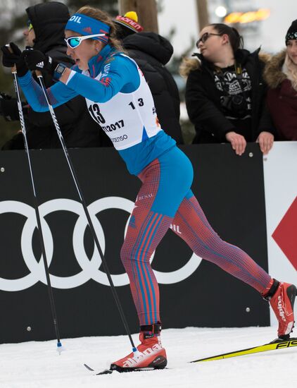 Cross country skiing. World Championships. Women's individual race