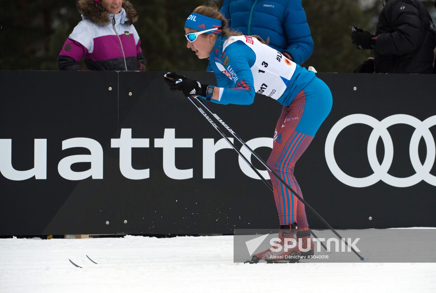 Cross country skiing. World Championships. Women's individual race