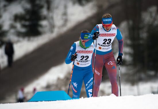 Cross country skiing. World Championships. Women's individual race