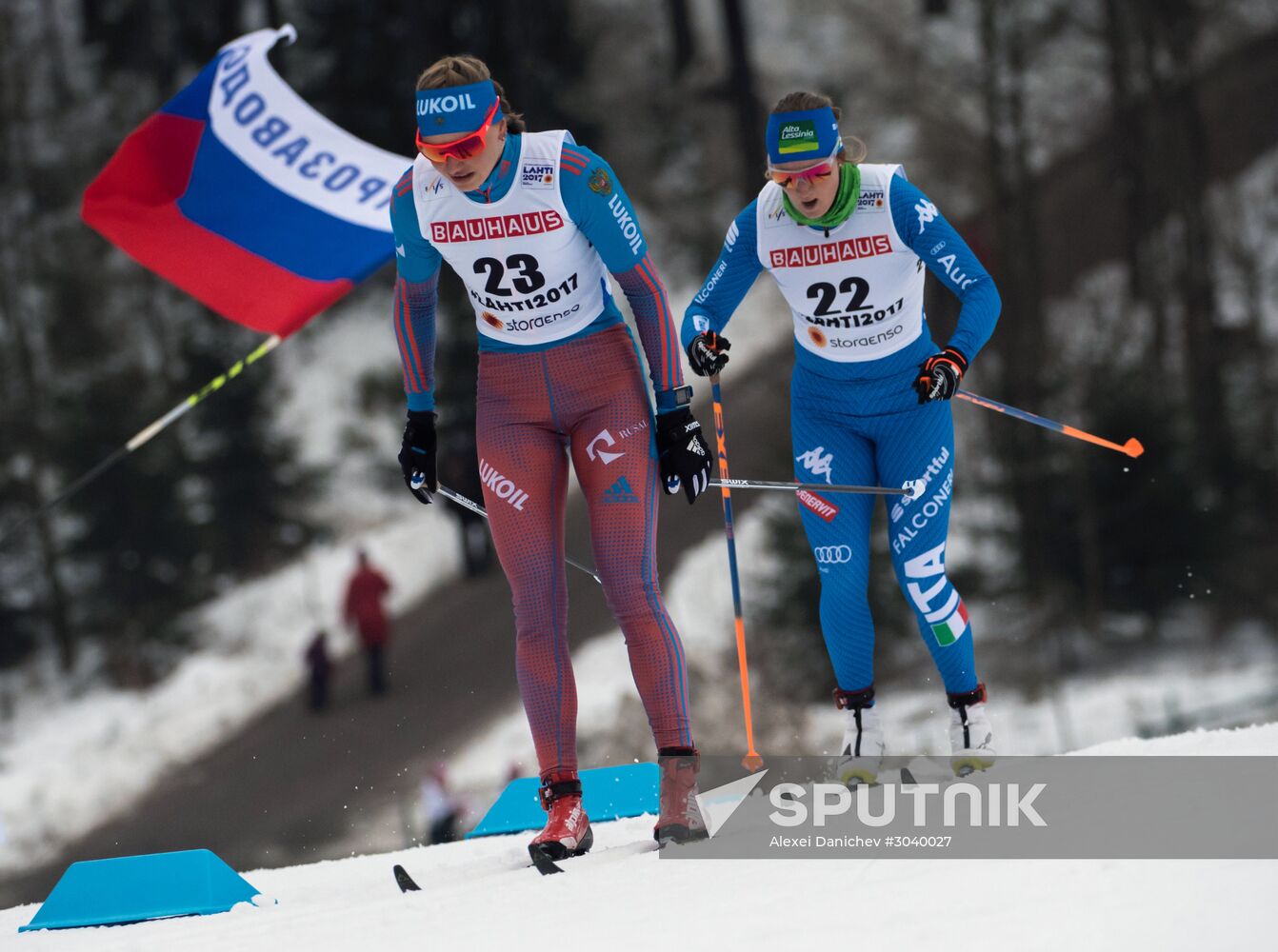 Cross country skiing. World Championships. Women's individual race