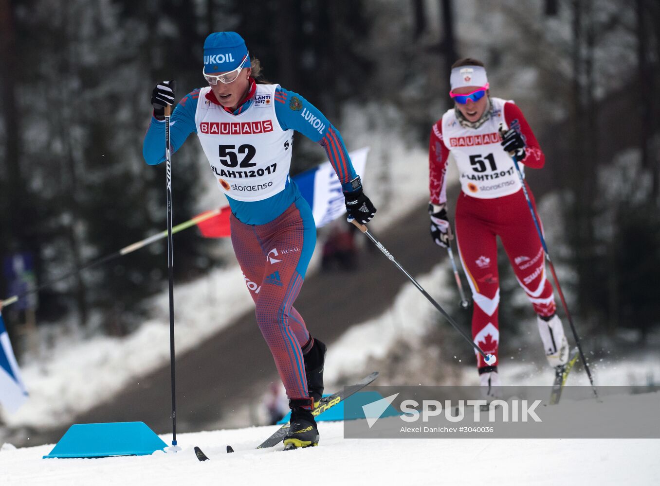 Cross country skiing. World Championships. Women's individual race