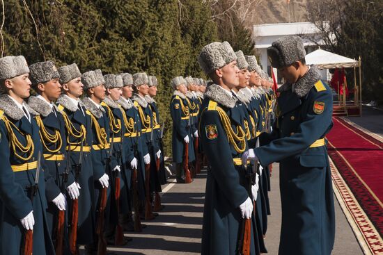 Vladimir Putin pays official visit to Kyrgyzstan