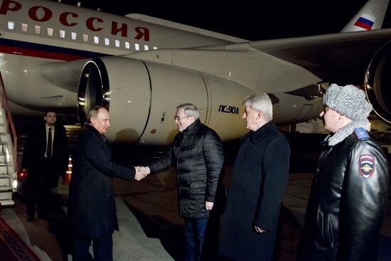 President Putin visits Krasnoyarsk