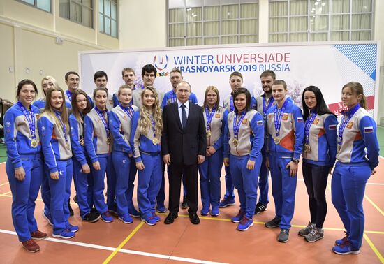 President Vladimir Putin's working visit to Krasnoyarsk