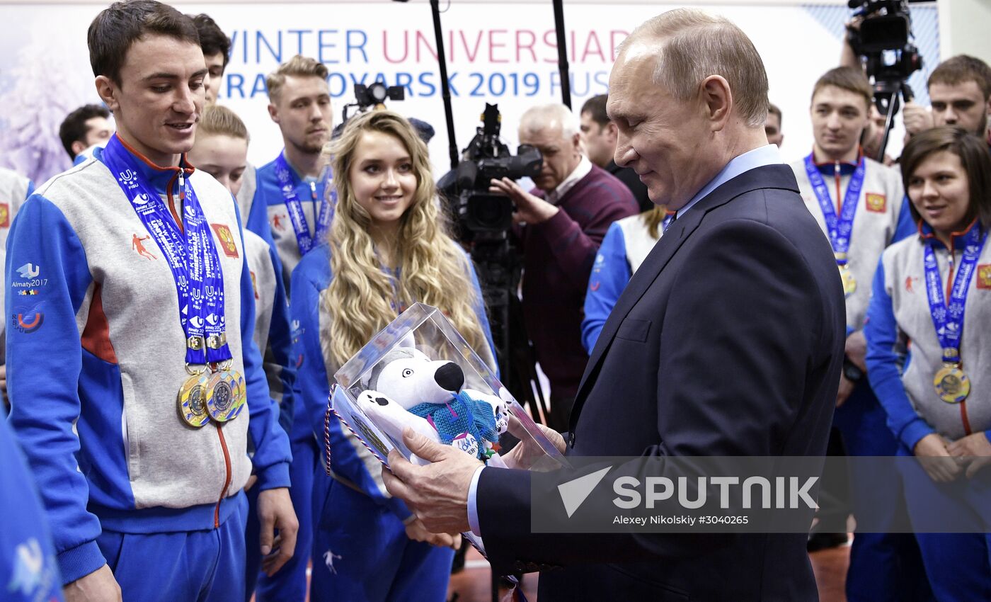 President Vladimir Putin's working visit to Krasnoyarsk