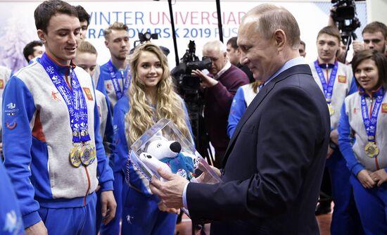 President Vladimir Putin's working visit to Krasnoyarsk