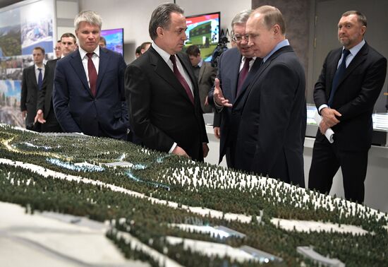 President Vladimir Putin's working visit to Krasnoyarsk