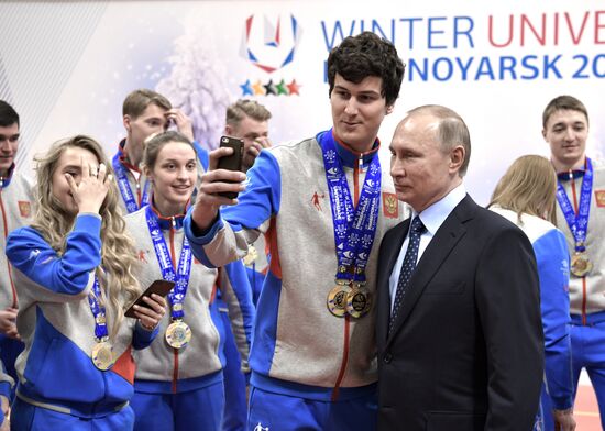 President Vladimir Putin's working visit to Krasnoyarsk