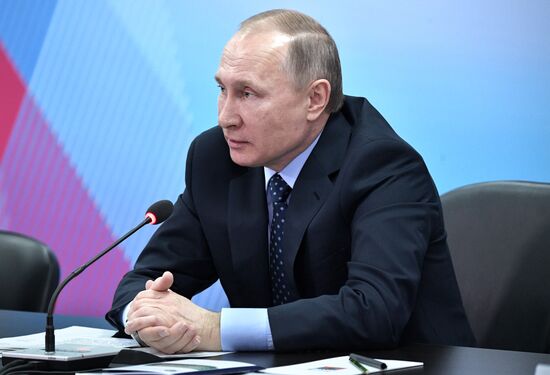 President Vladimir Putin's working visit to Krasnoyarsk