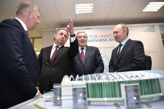 President Vladimir Putin's working visit to Krasnoyarsk