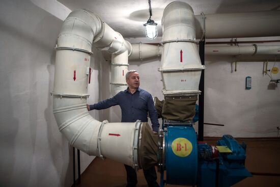 Tour of civil defense shelter in Moscow Region on World Civil Defense Day