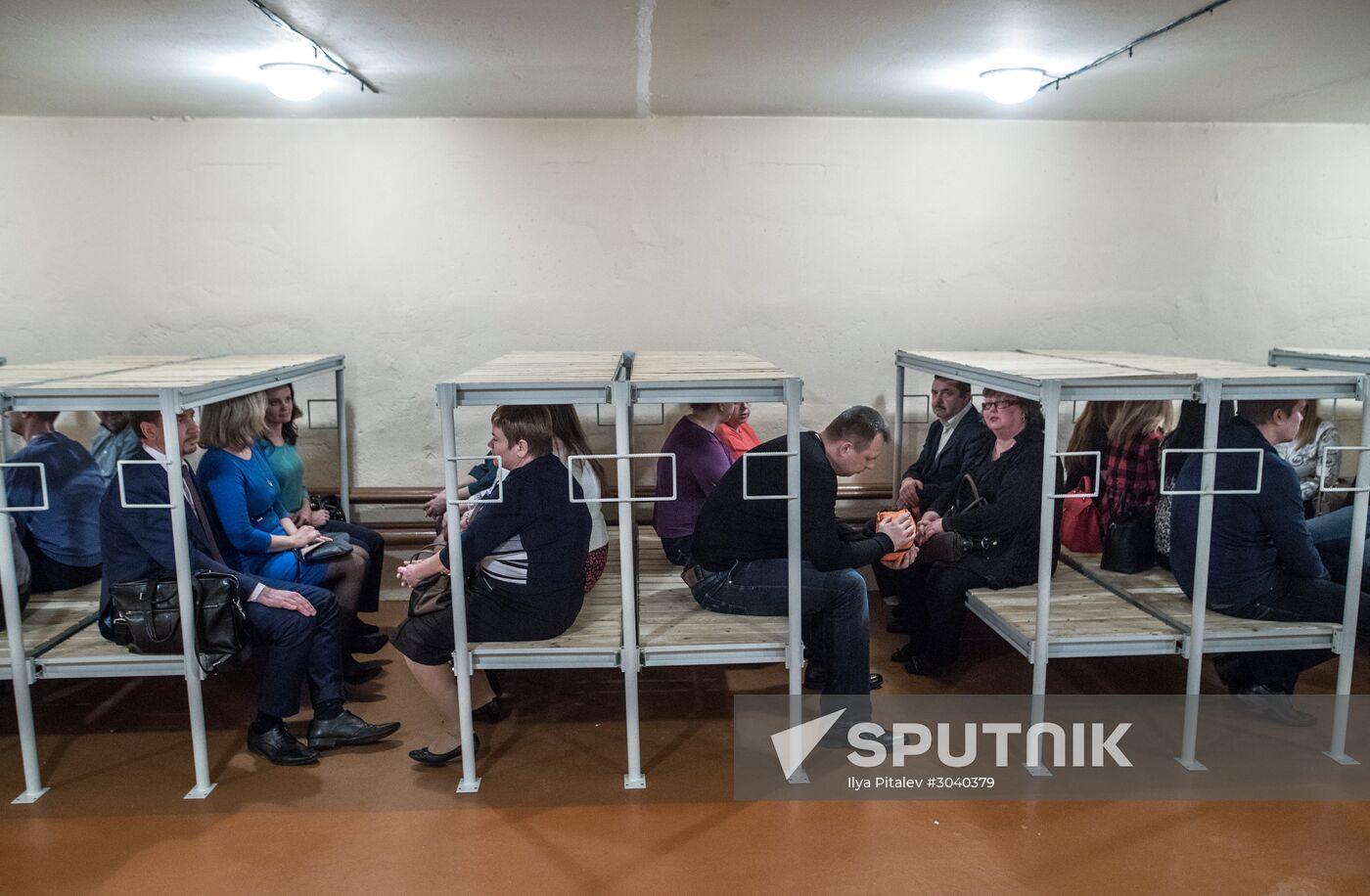 Tour of civil defense shelter in Moscow Region on World Civil Defense Day