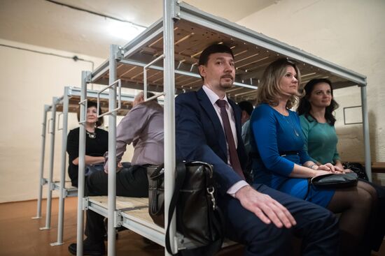 Tour of civil defense shelter in Moscow Region on World Civil Defense Day