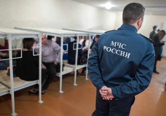 Tour of civil defense shelter in Moscow Region on World Civil Defense Day