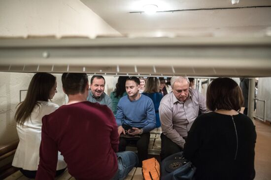 Tour of civil defense shelter in Moscow Region on World Civil Defense Day