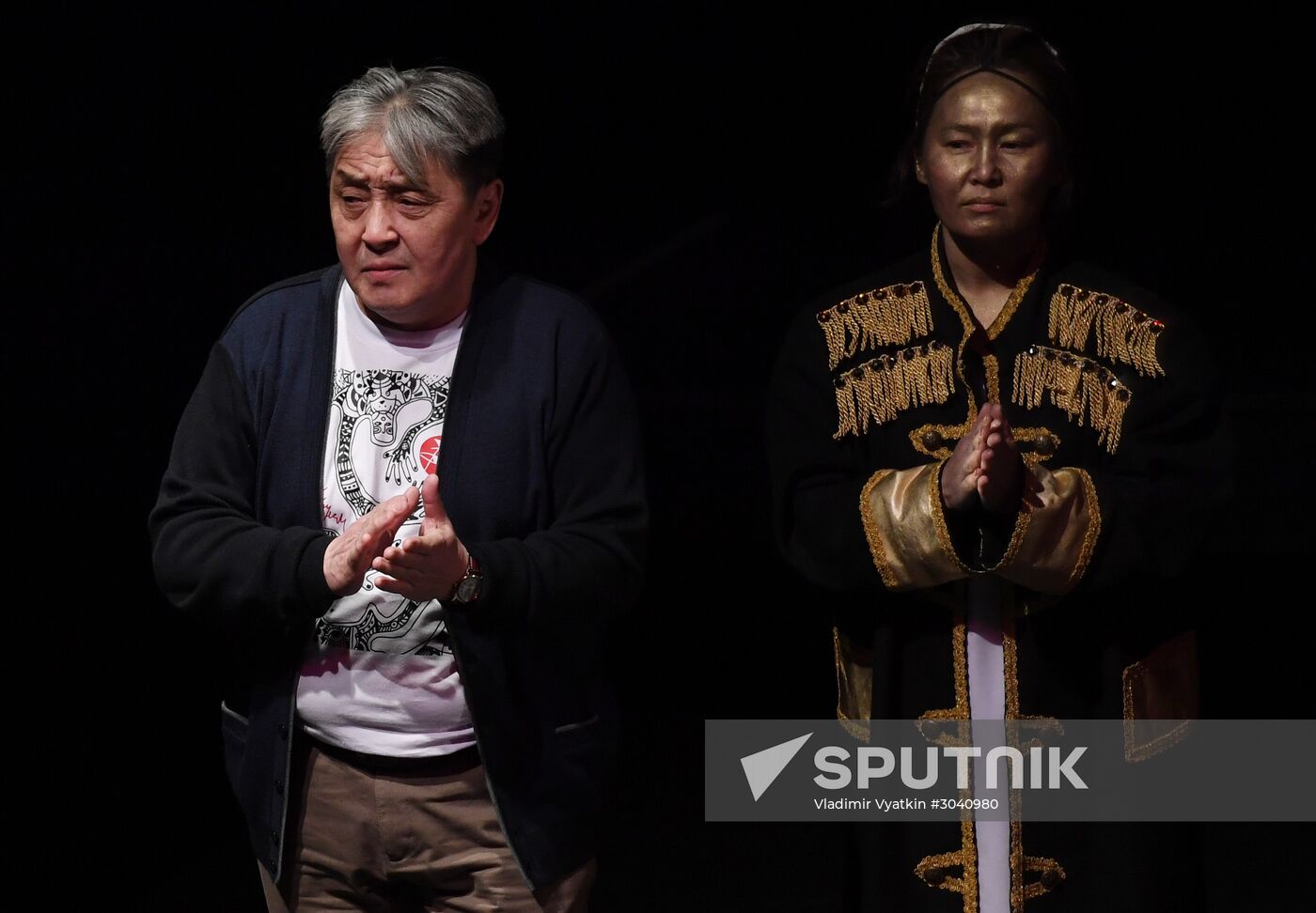 The Overcoat production at Golden Mask