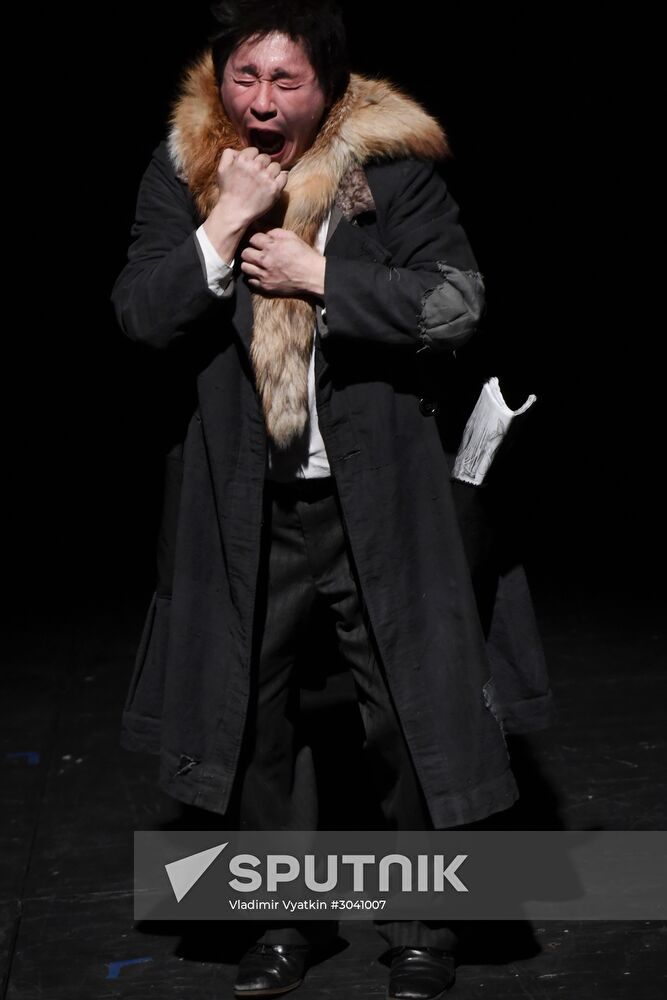 The Overcoat production at Golden Mask