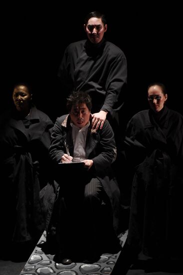 The Overcoat production at Golden Mask