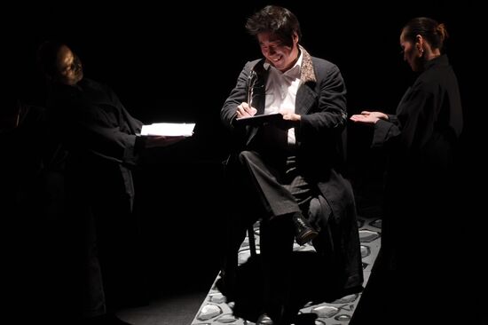 The Overcoat production at Golden Mask