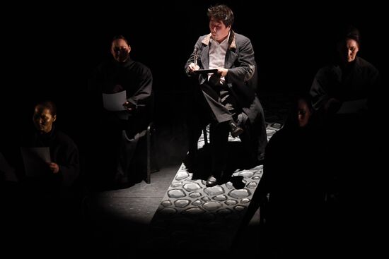 The Overcoat production at Golden Mask