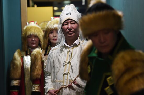 The Overcoat production at Golden Mask