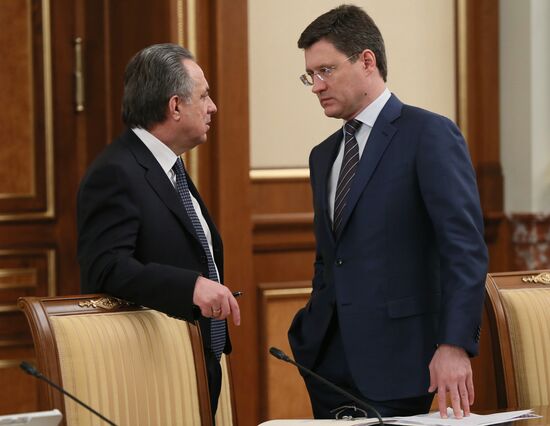 Prime Minister Medvedev holds Government meeting