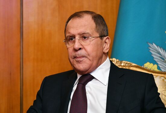 Russian Foreign Minister Sergei Lavrov meets with President of Republika Srpska Milorad Dodik