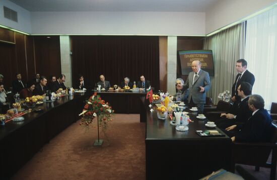 Foreign guests of the 27th CPSU Congress
