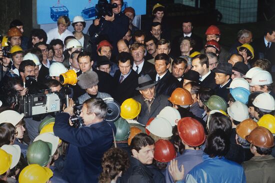 Mikhail Gorbachev visits Murmansk Region
