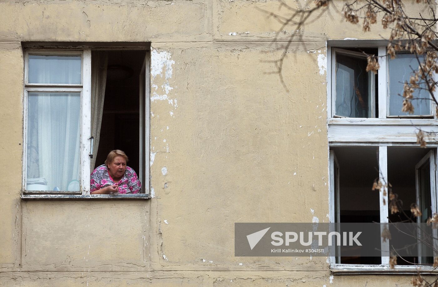 Five-storey houses in Moscow