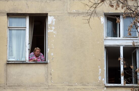 Five-storey houses in Moscow