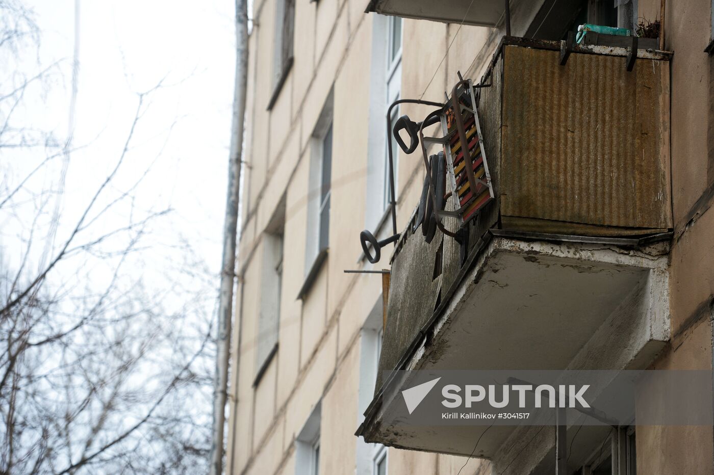 Five-storey houses in Moscow