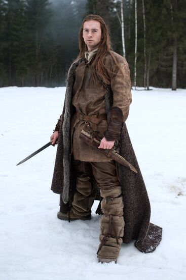 Shooting the movie "Oleg the Prophet"