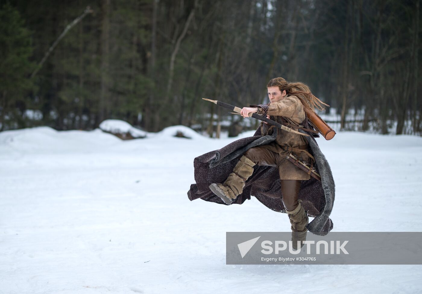 Shooting the movie "Oleg the Prophet"