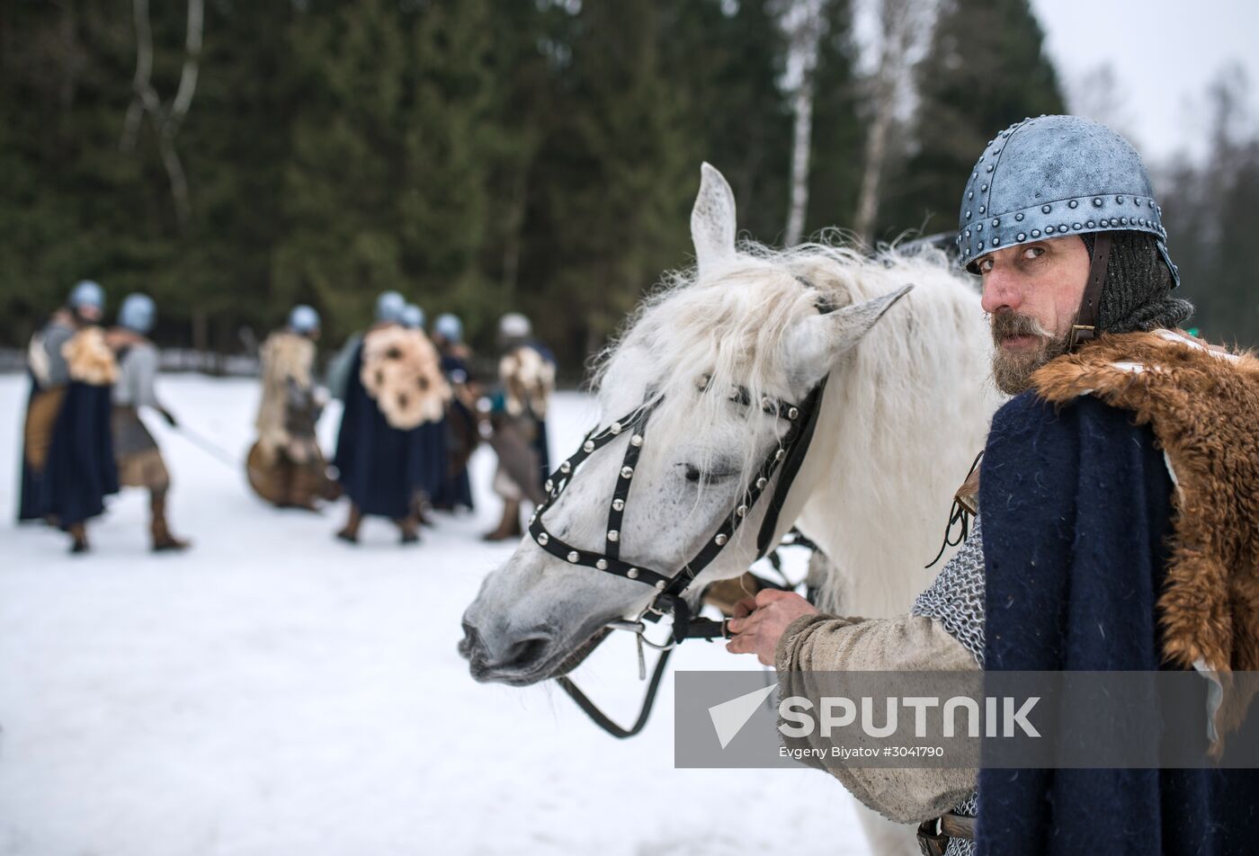 Shooting the movie "Oleg the Prophet"