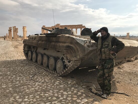 Palmyra recaptured by Syrian Arab Army backed by Russian Air Force