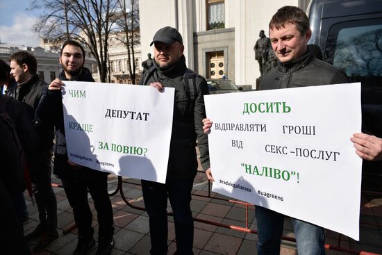 Rally for legalization of prostitution in Ukraine