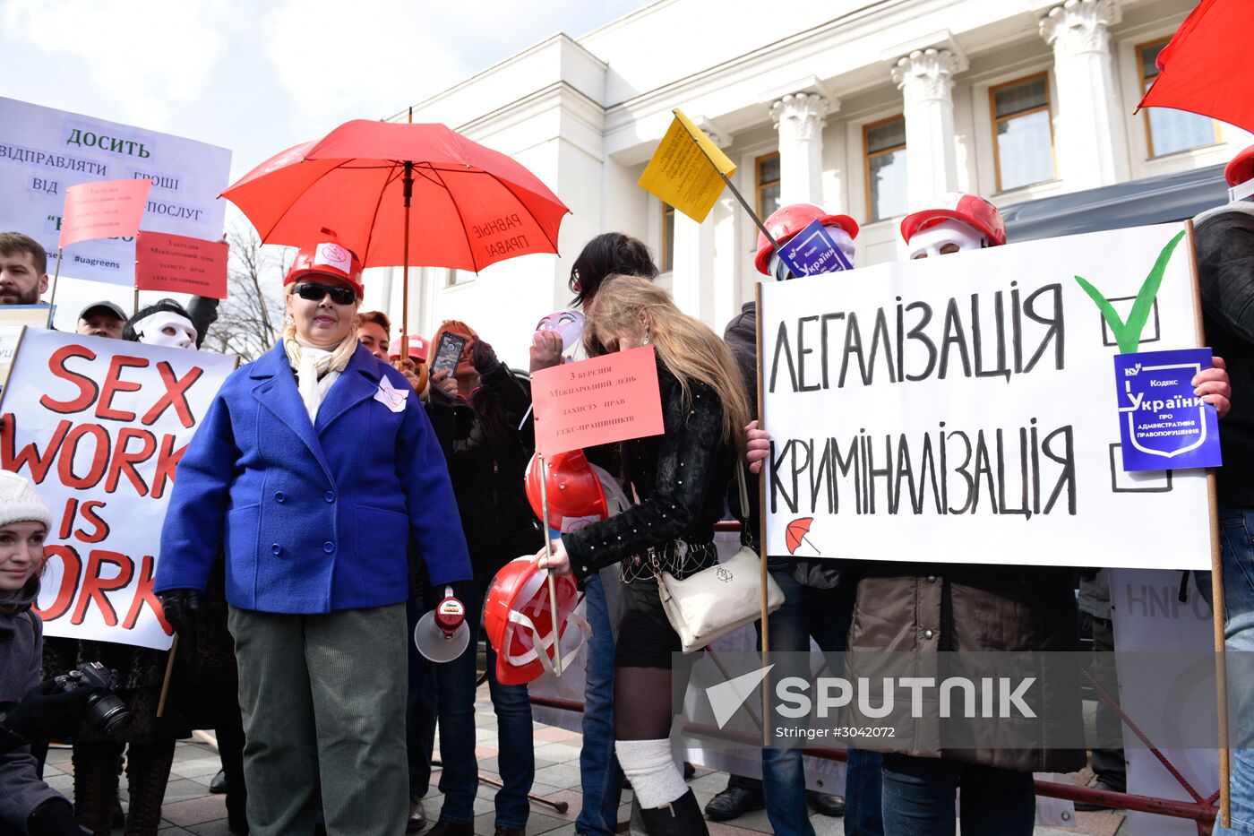 Rally for legalization of prostitution in Ukraine