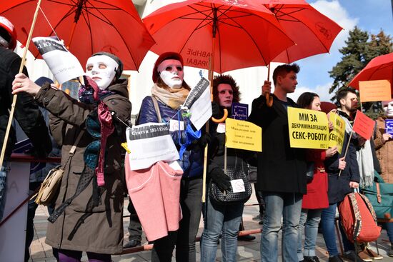 Rally for legalization of prostitution in Ukraine
