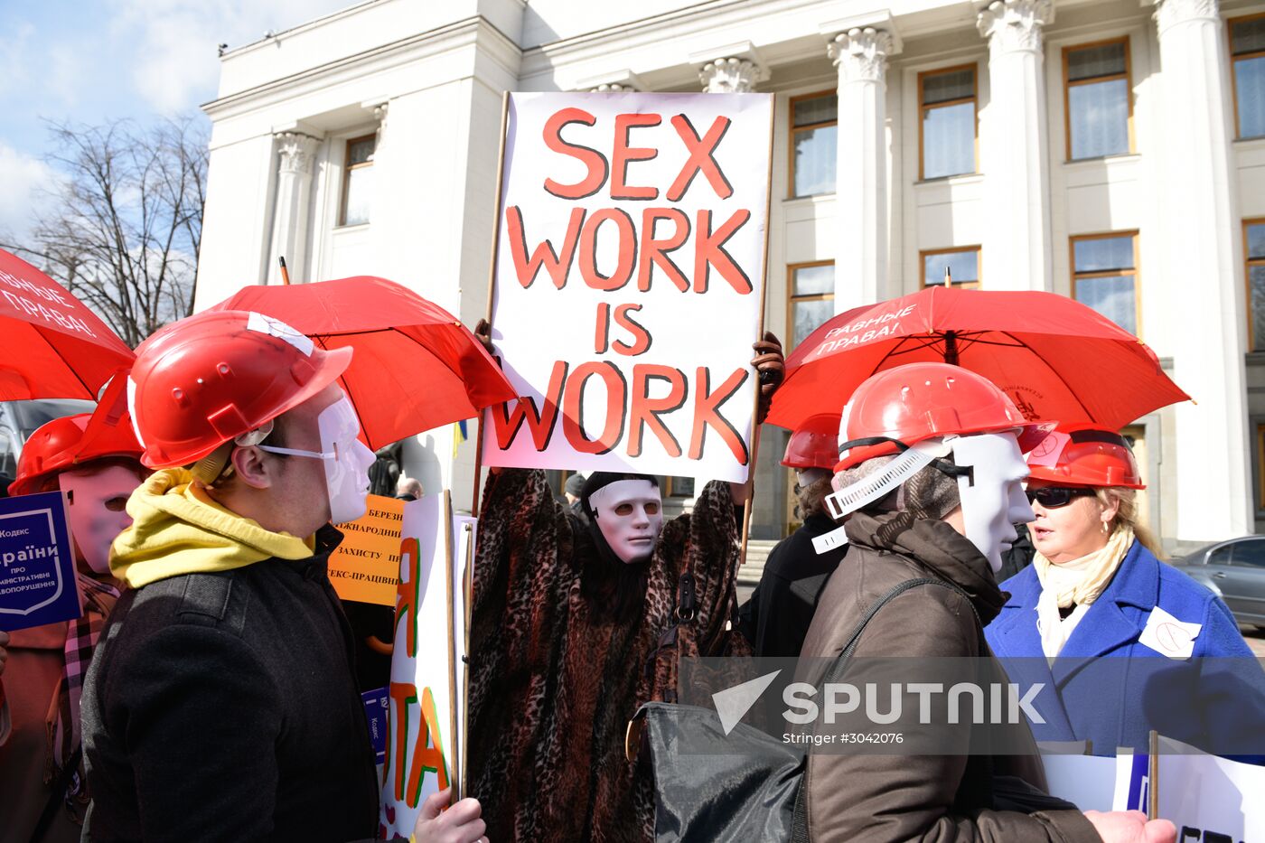 Rally for legalization of prostitution in Ukraine