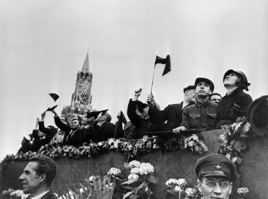 May Day demonstration in Moscow